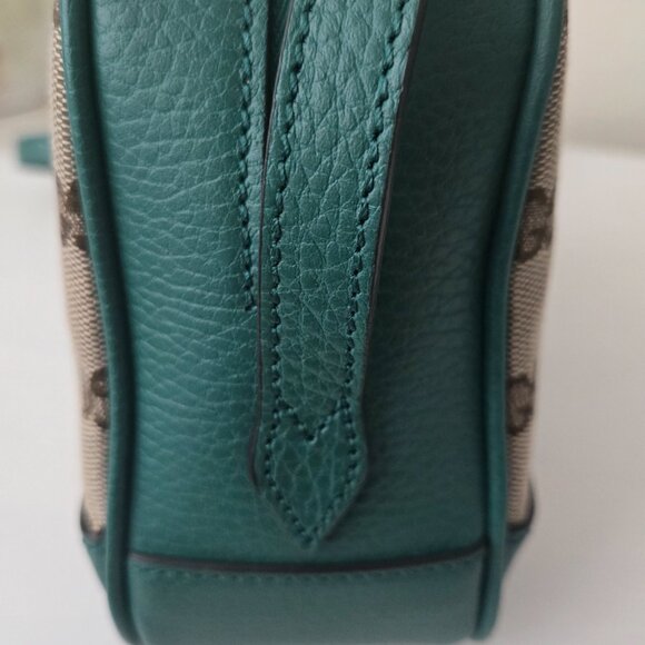 Gucci GG Canvas Bree Messenger Green - Picture 5 of 13